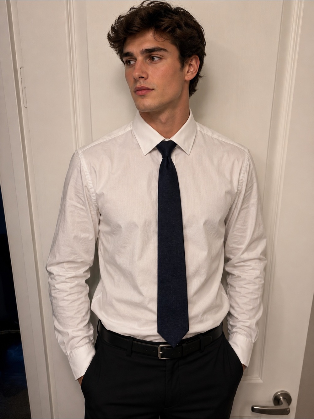The Groomsman Suit Modern Fit Dress Shirt – Men’s XL